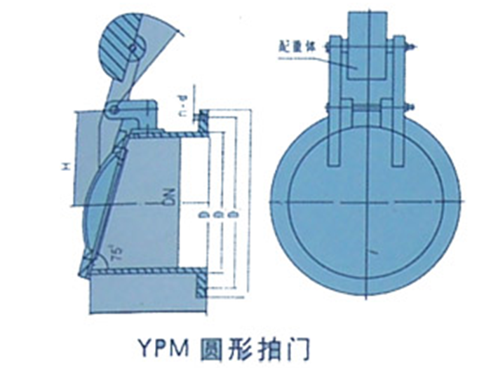 铸铁拍门
